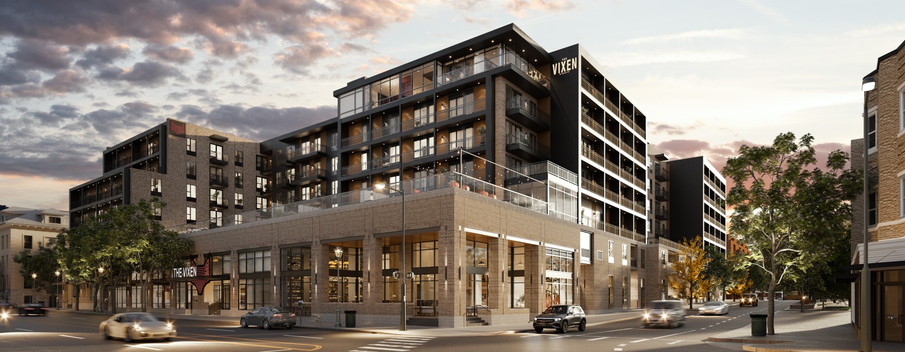 a building with a lot of windows