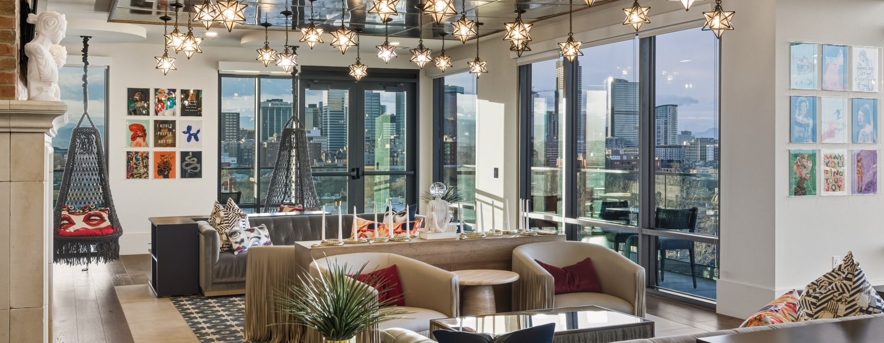 resident lounge with chairs and tables